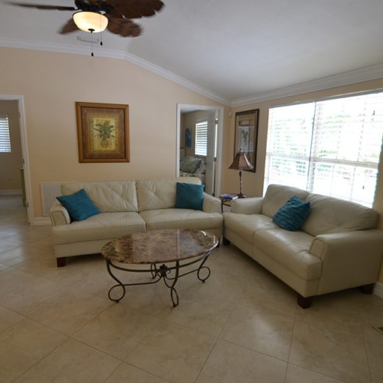 Palm Breeze Living Room | CSE Properties, Naples, FL